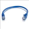 C2G 6" Cat5e networking cable Blue 5.91" (0.15 m) U/UTP (UTP)1