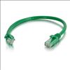 C2G 6" Cat5e networking cable Green 5.91" (0.15 m) U/UTP (UTP)1