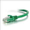 C2G 6" Cat5e networking cable Green 5.91" (0.15 m) U/UTP (UTP)5