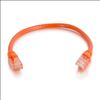 C2G 6" Cat5e networking cable Orange 5.91" (0.15 m) U/UTP (UTP)1