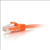 C2G 6" Cat5e networking cable Orange 5.91" (0.15 m) U/UTP (UTP)5