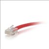 C2G 6" Cat6 networking cable Red 5.91" (0.15 m) U/UTP (UTP)2