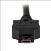 StarTech.com HDDDVIMM1M video cable adapter 39.4" (1 m) Micro-HDMI DVI-D Black3