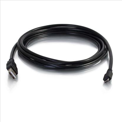 C2G USB A/micro B, 0.3m USB cable 11.8" (0.3 m) USB 2.0 Micro-USB B Black1