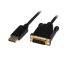 Picture of StarTech.com DP2DVIMM3BS video cable adapter 35.4" (0.9 m) DisplayPort DVI-D Black