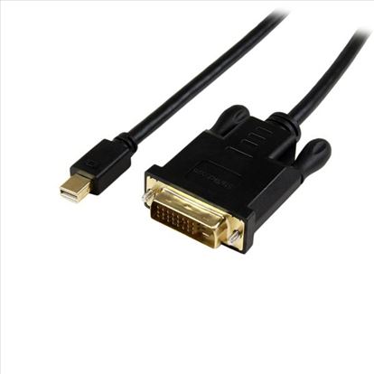 StarTech.com MDP2DVIMM3BS video cable adapter 35.4" (0.9 m) Mini DisplayPort DVI-D Black1