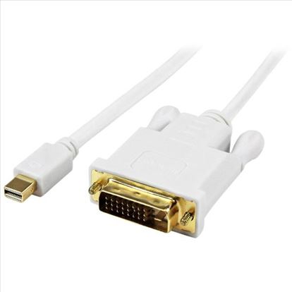 StarTech.com MDP2DVIMM6WS video cable adapter 70.9" (1.8 m) Mini DisplayPort DVI-D White1