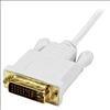 StarTech.com MDP2DVIMM6WS video cable adapter 70.9" (1.8 m) Mini DisplayPort DVI-D White3