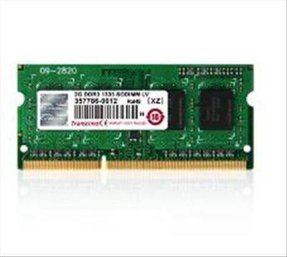 Transcend 4GB DDR3-1600 memory module 1 x 8 GB 1600 MHz1