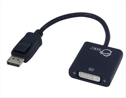Siig DisplayPort - DVI m/f 9.65" (0.245 m) DVI-D Black1