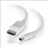 C2G 54298 DisplayPort cable 72" (1.83 m) Mini DisplayPort White2