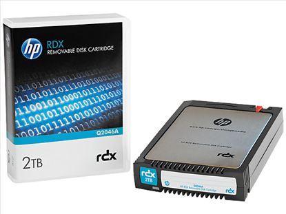 Hewlett Packard Enterprise RDX 2TB Blank data tape 2000 GB1