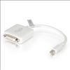 C2G 54312 video cable adapter 7.87" (0.2 m) Mini DisplayPort DVI-D White1