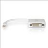 C2G 54312 video cable adapter 7.87" (0.2 m) Mini DisplayPort DVI-D White2