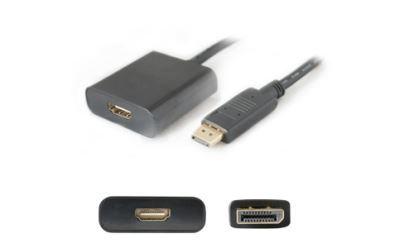 AddOn Networks DISPLAYPORT2HDMI video cable adapter DisplayPort HDMI Type A (Standard) Black1