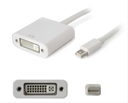 AddOn Networks 0.2m Mini-Displayport/DVI m/f 7.87" (0.2 m) mini DisplayPort White1