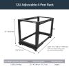 StarTech.com 4POSTRACK12U rack cabinet 12U Freestanding rack Black8