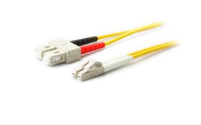 AddOn Networks 5m SC/LC SMF fiber optic cable 196.9" (5 m) Yellow1