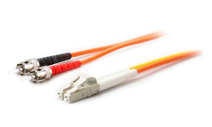 AddOn Networks ST - LC, 3m fiber optic cable 118.1" (3 m) Orange1