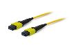 AddOn Networks 10m MPO/MPO f/f fiber optic cable 393.7" (10 m) MPO/MTP Yellow1