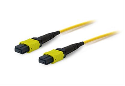 AddOn Networks 10m MPO/MPO f/f fiber optic cable 393.7" (10 m) MPO/MTP Yellow1