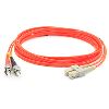 AddOn Networks 1m ST-LC fiber optic cable 39.4" (1 m) OM1 Orange1