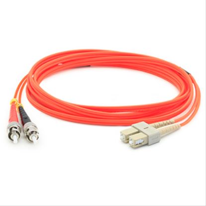 AddOn Networks 1m ST-LC fiber optic cable 39.4" (1 m) OM1 Orange1