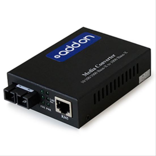 AddOn Networks ADD-GMCP-SX-5SC-ET network media converter 1000 Mbit/s 850 nm Black1