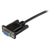 StarTech.com SCNM9FF2MBK serial cable Black 78.7" (2 m) DB-92
