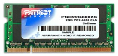 Patriot Memory DDR2 2GB CL5 PC2-6400 (800MHz) SODIMM memory module1