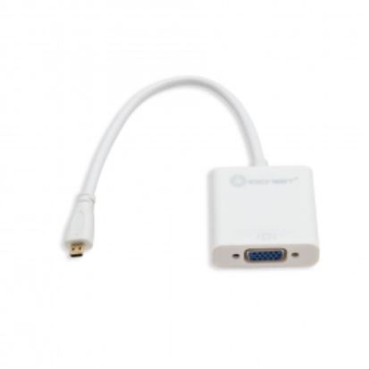 SYBA SY-ADA31045 video cable adapter 6.3" (0.16 m) VGA (D-Sub) HDMI Type D (Micro) White1