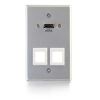 C2G 60160 wall plate/switch cover Aluminum1