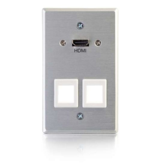 C2G 60160 wall plate/switch cover Aluminum1