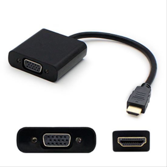 AddOn Networks H4F02AA#ABA-AO video cable adapter 7.87" (0.2 m) HDMI VGA (D-Sub) Black1