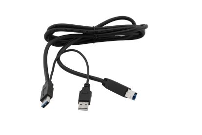 Overland-Tandberg 1021742 USB cable 59.1" (1.5 m) USB 3.2 Gen 1 (3.1 Gen 1) 2 x USB A USB B Black1