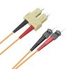 AddOn Networks ST-SC 4m fiber optic cable 157.5" (4 m) OM1 Orange1