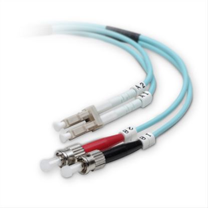 AddOn Networks ST-LC 7m fiber optic cable OM4 Blue1