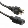 Unirise PWCD-515PC13R-10A-06F-BLK power cable Black 72" (1.83 m) NEMA 5-15P C13 coupler1