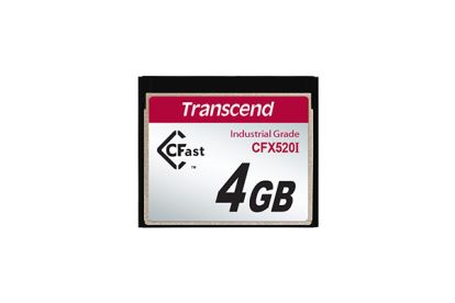 Transcend TS4GCFX520I memory card 4 GB SATA SLC1