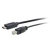 C2G 12ft, USB 2.0 Type C, USB B USB cable 144" (3.66 m) USB C Black2