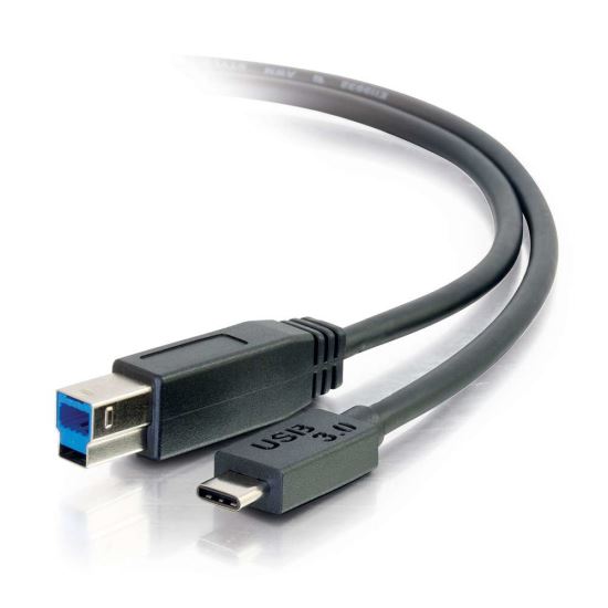 C2G 3ft, USB 3.0 Type C, USB B USB cable 36" (0.914 m) USB 3.2 Gen 1 (3.1 Gen 1) USB C Black1