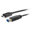 C2G 3ft, USB 3.0 Type C, USB B USB cable 36" (0.914 m) USB 3.2 Gen 1 (3.1 Gen 1) USB C Black2