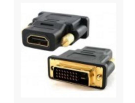 Unirise HDMIFDVIM-ADPT cable gender changer DVI-D HDMI Black1