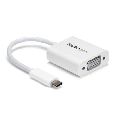 StarTech.com CDP2VGAW USB graphics adapter 1920 x 1200 pixels White1