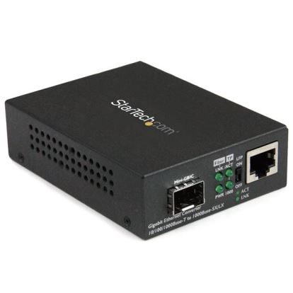 StarTech.com MCM1110SFP network media converter 1000 Mbit/s Multi-mode, Single-mode Black1