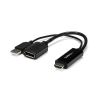 StarTech.com HD2DP video cable adapter Black1