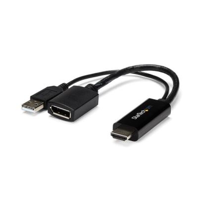 StarTech.com HD2DP video cable adapter Black1