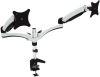 Amer HYDRA2 monitor mount / stand 28" Clamp Black, Chrome, White1