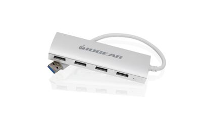 iogear GUH304 interface hub USB 3.2 Gen 1 (3.1 Gen 1) Type-A 5000 Mbit/s Aluminum1