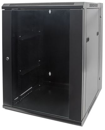 Intellinet 711845 rack cabinet 9U Wall mounted rack Black1